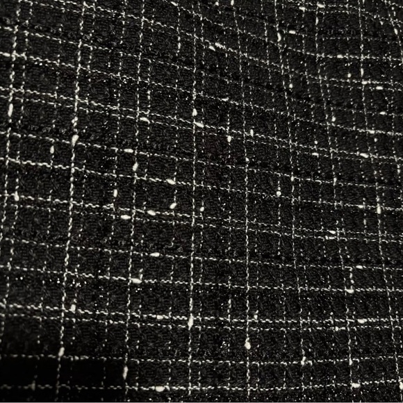Karl Lagerfeld Black Tweed Bouclé Pencil Skirt Women’s 16 Lined Knit Workwear - Picture 4 of 7